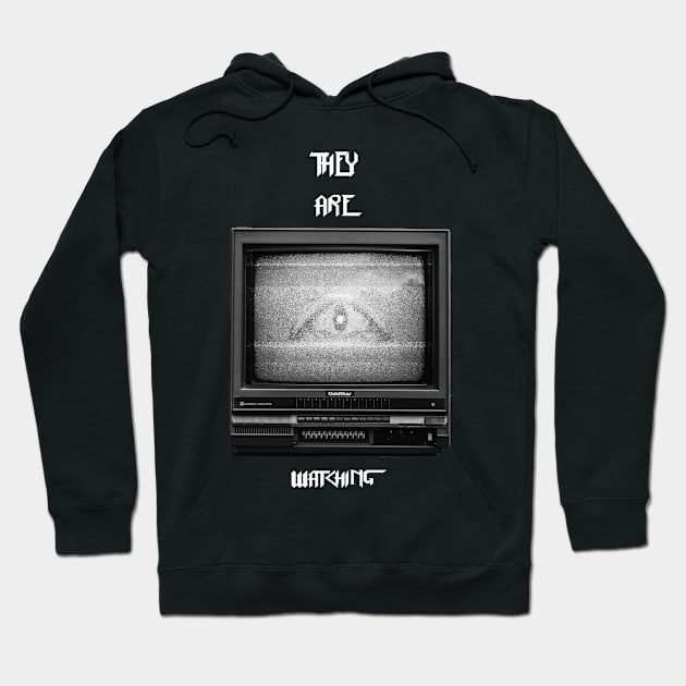 They Are Watching JD Originals Hoodie by J&D Designs